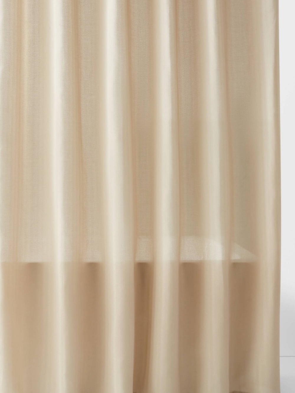 Room Essentials Sheer Curtain Panel in Beige